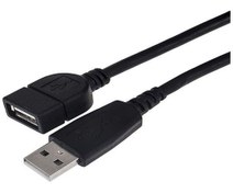 تصویر کابل30سانتی افزایش پی نت دوسر نری usb 