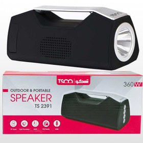 تصویر اسپیکر بلوتوثی قابل حمل تسکو مدل TS 2391 ا TSCO TS 2391 Portable Bluetooth Speaker TSCO TS 2391 Portable Bluetooth Speaker