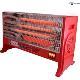 تصویر بخاری برقی 3 شعله ساده سفال البرز مدل 2000 وات Alborz HEH2000-A 2000w Heater