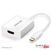 تصویر تبدیل USB-C به HDMI یوگرین Ugreen 40273 Ugreen Converter USB-C to HDMI 40273