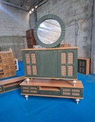 تصویر ست آینه و کنسول و میز تلویزیون 