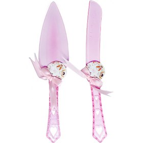 تصویر کارد و کفگیر تم تولد فرشته مدل STBT1210 