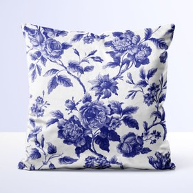 تصویر کوسن طرح قلم آبی کد 80105 