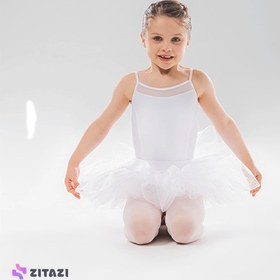 تصویر دامن دخترانه باله مدل STAREVER Kids White Short Tutu 