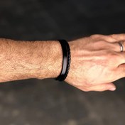 تصویر دستبند چرمی کد ۱ Bracelet code 1