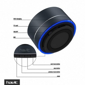 تصویر اسپیکر بلوتوثی قابل حمل هویت مدل M8 HAVIT M8 Bluetooth Speaker