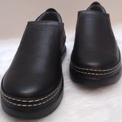 تصویر کفش مردانه طبی مجلسی اداری مدل FLO چرم 