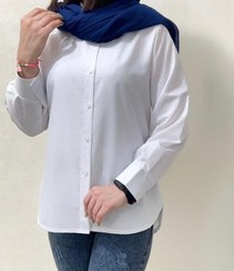 تصویر شومیز بیسیک سفید 