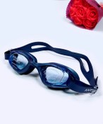 تصویر عینک شنا شیک و اسپرت به رنگ سرمه ای متالیک زنانه و مردانه آکواپرو امریج ( Aquapro Empire ) 