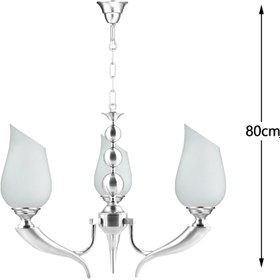 تصویر لوستر 5 شعله کارنتیس مدل آلیسا کد KT-S-11 