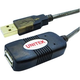 تصویر کابل افزایش طول USB 2.0 یونیتک مدل Y-262 به طول 20 متر 