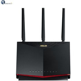 تصویر روتر بی‌سیم و دوباند AX5700 ایسوس مدل RT-AX86U ASUS RT-AX86U AX5700 Dual Band Gigabit WiFi Gaming Router