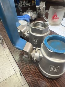 تصویر شیر گازی 1 1/2" اینج کلاس 1000WOG از جنس SS 304 BALL VALVE 1 1/2" #1000WOG SS 304