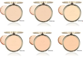 تصویر پنکک پودری مات و مخملی لنکاور با اس پی اف 15 - LC306 Lancover Mineral Compact Powder SPF 15