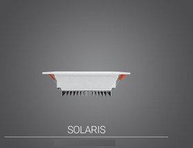 تصویر چراغ سقفی سولاریس 18 وات مربعی پارس شعاع توس Solaris ceiling light 18 square watt, Pars Shua Tos