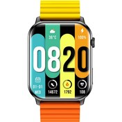 تصویر Kieslect Smart Calling Watch Ks مشکی ساعت هوشمند مشکی شیائومی - xiaomi مدل xiaomi kieslect smart calling watch ks