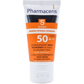 تصویر کرم صورت هیدرولیپید و محافظ ضدآفتاب spf50 فارماسریز حجم 50 میلی لیتر 