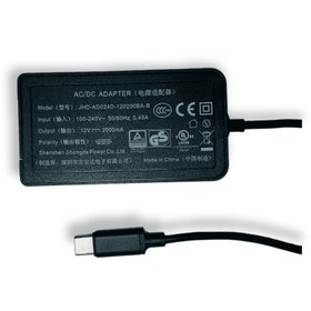 تصویر آداپتور سوئیچینگ 12 ولت 2 آمپر تایپ سی (TPC) – USB C 