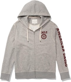 تصویر هودی زیپ دار پشمی مردانه عقاب آمریکایی - ارسال 20 روز کاری American Eagle Men's Fleece Zip-Up Hoodie