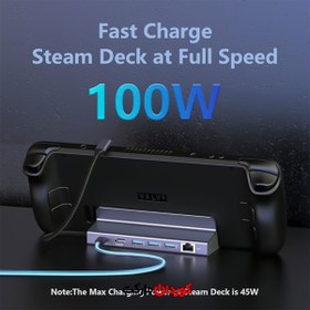 تصویر هاب داک استیم ۶ کاره مدل DC023 