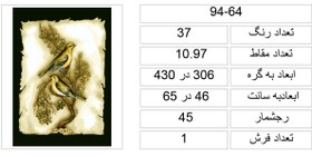 تصویر نقشه سنتی تابلو فرش، s94-64 
