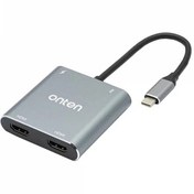 تصویر مبدل USB-C به HDMI اونتن مدل OTN-9175K 