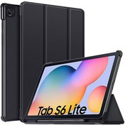 تصویر کیف کلاسوری چرم مناسب برای تبلت سامسونگ Galaxy Tab S6 Lite P615 Bag For Samsung Galaxy Tab S6 Lite P615