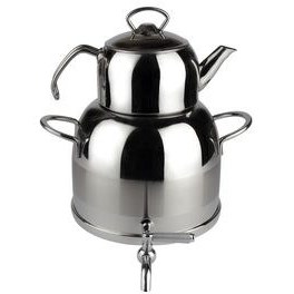 تصویر کتری قوری یونیک شیر دار مدل UN-7274 Unique tea kettle with milk, model UN-7274