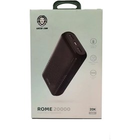 تصویر پاوربانک 20000 میلی‌آمپرگرین لاین Rome Ultra Slim GNROME20KPB Green Lion Rome Ultra Slim GNROME20KPB Power Bank 20000mAh