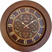 تصویر ساعت دیواری چوبی مدل رویال کدCks624 