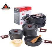 تصویر ست ظرف کمپ و کوهنوردی نیچرهایک مدل NATURHIKENH 2-3 PEOPLE CAMPING COOKWARE NH15T203-G 