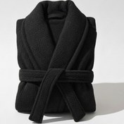 تصویر حوله تن پوش کلاه دار دیمورا مدل رمبو رنگ مشکی 