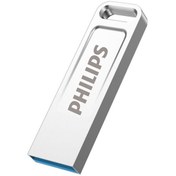 تصویر فلش مموری فیلیپس مدل FM21 ظرفیت 64 گیگابایت USB 2.0 رنگ نقره‌ای 