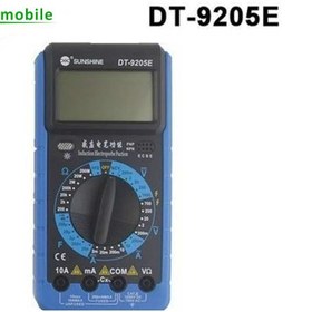 تصویر مولتی متر دیجیتال SUNSHINE DT-9205E همراه با باتری ا SUNSHINE DT-9205E digital multimeter is easy for operating SUNSHINE DT-9205E digital multimeter is easy for operating