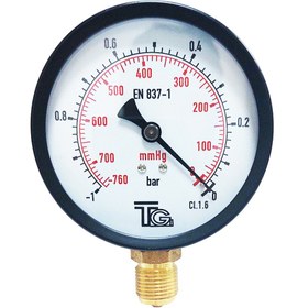 تصویر مانومتر خلا صفحه ۱۰سانتی TG 