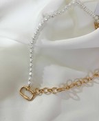 تصویر گردنبند مرواریدی زنجیری ژوپینگ 