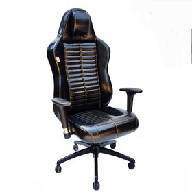 تصویر صندلی گیمینگ مدل مازراتی 