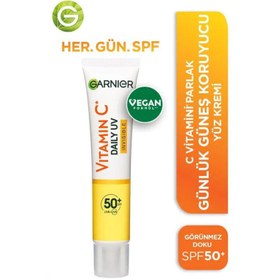 تصویر کرم ضدآفتاب ضدلک بی رنگ ویتامین سی با SPF 50 حجم 40ml 