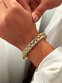 تصویر بنگل زنانه طرح حصیری 