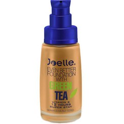 تصویر کرم پودر 12ساعته حاوی چای سبز حجم 30میل جویل J10 Joelle Even Better Foundation Cream With Green Tea 30ml