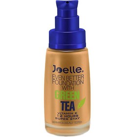 تصویر کرم پودر 12ساعته حاوی چای سبز حجم 30میل جویل J10 Joelle Even Better Foundation Cream With Green Tea 30ml