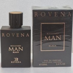 تصویر عطر ادکلن مردانه روونا بولگاری بلک من حجم 100 میل ROVENA Man Black Parfum for Men 100 ml