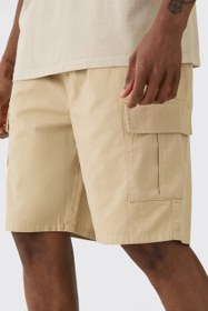 تصویر شلوارک کتان کمر کش 