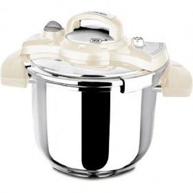 تصویر زوپز استیل ۱۰ لیتر درب کلیپسی سوفرام ترک مدل نستا Sofram Turk 10 Litre Steel Pressure Cooker Nesta Model With Klipsi Door