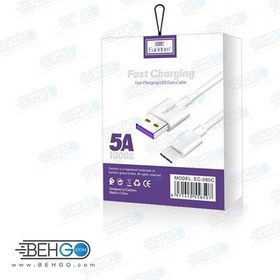 تصویر کابل تبدیل USB به microUSB ارلدام مدل EC-080M طول 1 متر Earldom EC-080M USB to microUSB Cable 1m