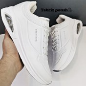 تصویر کفش اسپرت های کپی وارداتی ست زنانه و مردانه طبی زیره کپسول دار مدل اسکیچرز رنگ سفید _ تبریز پوش 