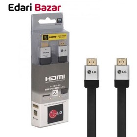 تصویر کابل HDMI فلت ال جی طول 2 متر 