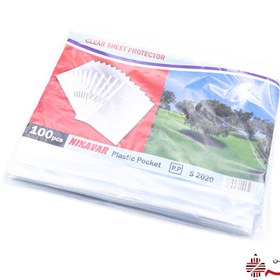 تصویر کاور A5 نیک آور ۱۰۰ عددی پلاستیکی شفاف 