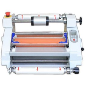 تصویر لمینیتور و سلفون کش رومیزی مدل RSM 382S Desktop laminator and cellophane cache model RSM 382S