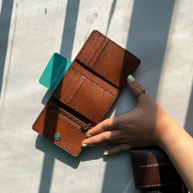 تصویر کیف پول جیبی دست دوز 